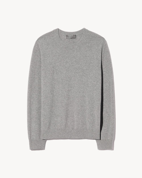JULIUS CASHMERE SWEATER IN HEATHER GREY
