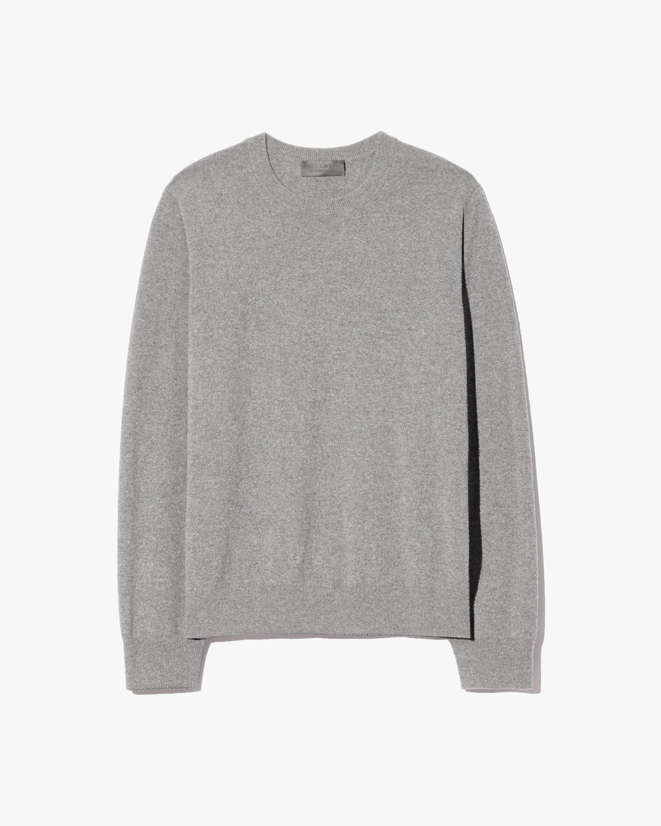 JULIUS CASHMERE SWEATER IN HEATHER GREY