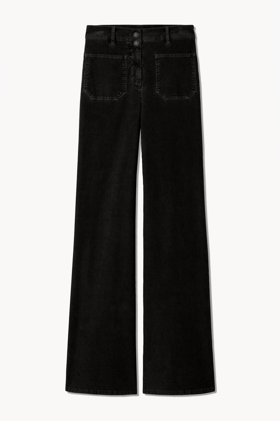 FLORENCE CORDUROY PANT IN JET BLACK