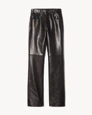 JOAN LEATHER PANT IN BLACK