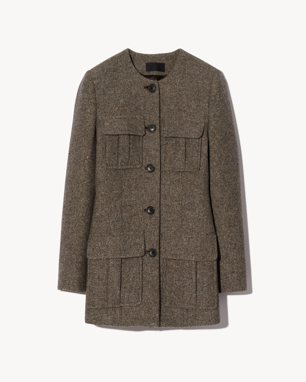 GABRIELLA JACKET IN FEATHER GREY DONAGAL