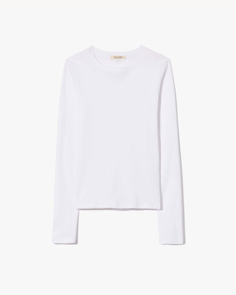 EMELIE LONG SLEEVE TEE | Women's Slim Ribbed American Cotton Baby