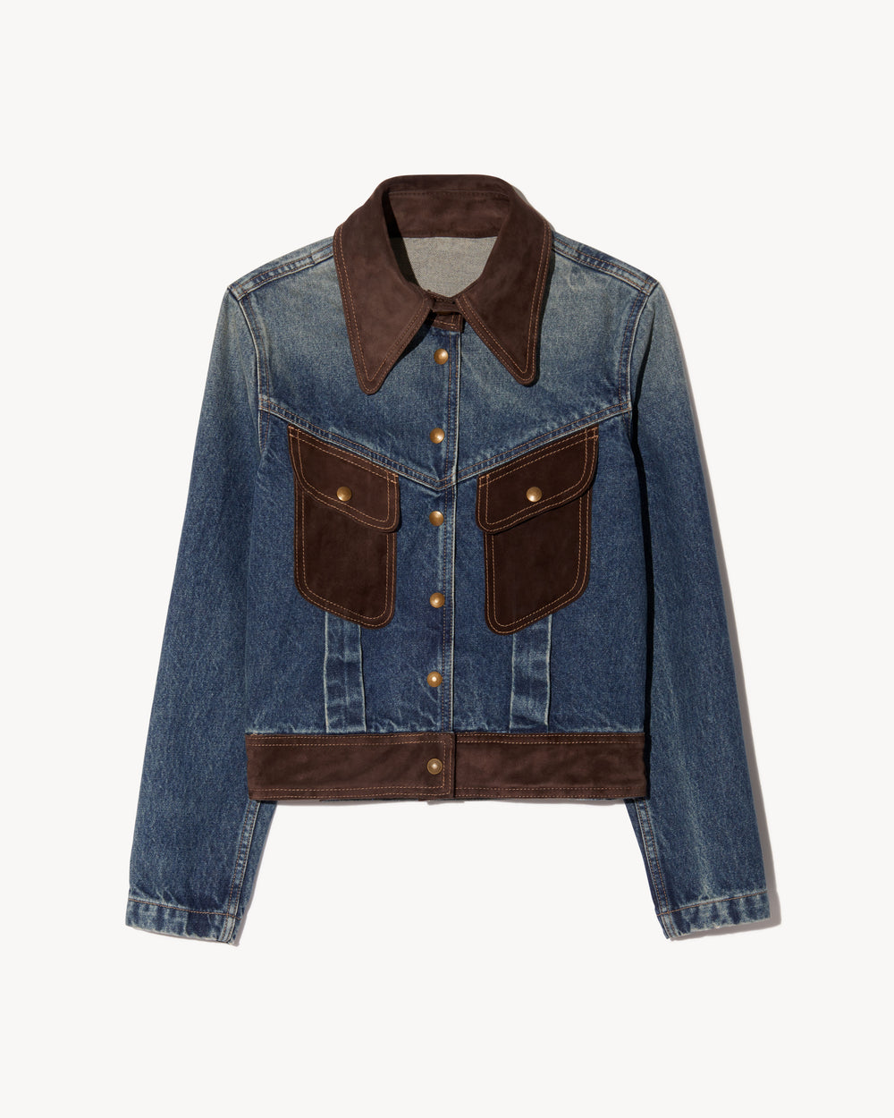 BROOKLYN DENIM JACKET IN SIMON WASH