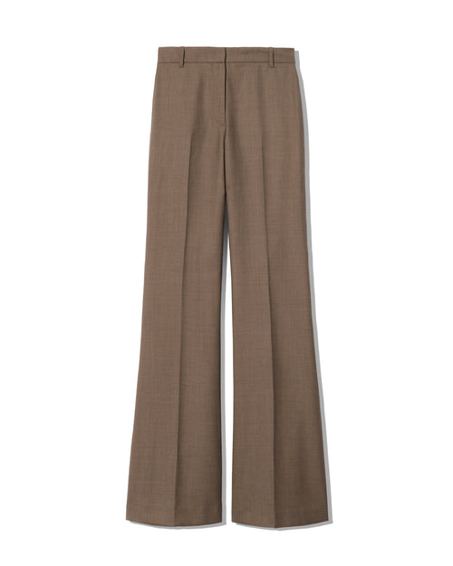 EFFY WOOL PANT IN TAUPE GREY
