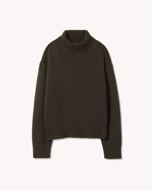 OMAIRA SWEATER IN DARK PINE