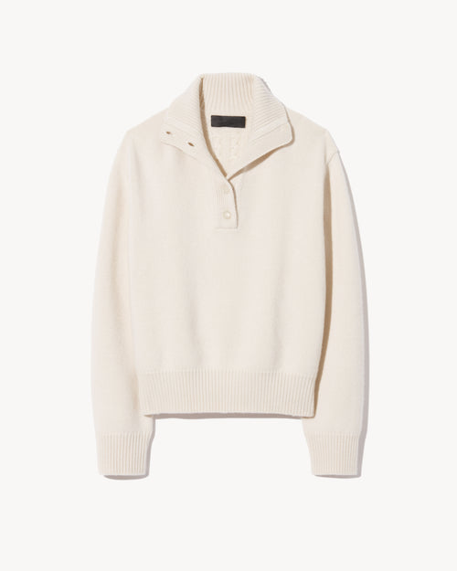 RENATA CASHMERE SWEATER IN IVORY