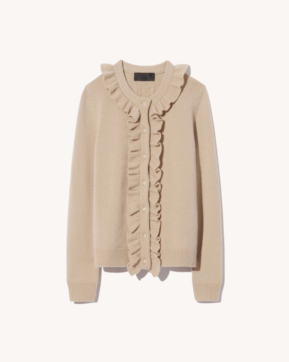 NEAVE CASHMERE CARDIGAN IN TAUPE