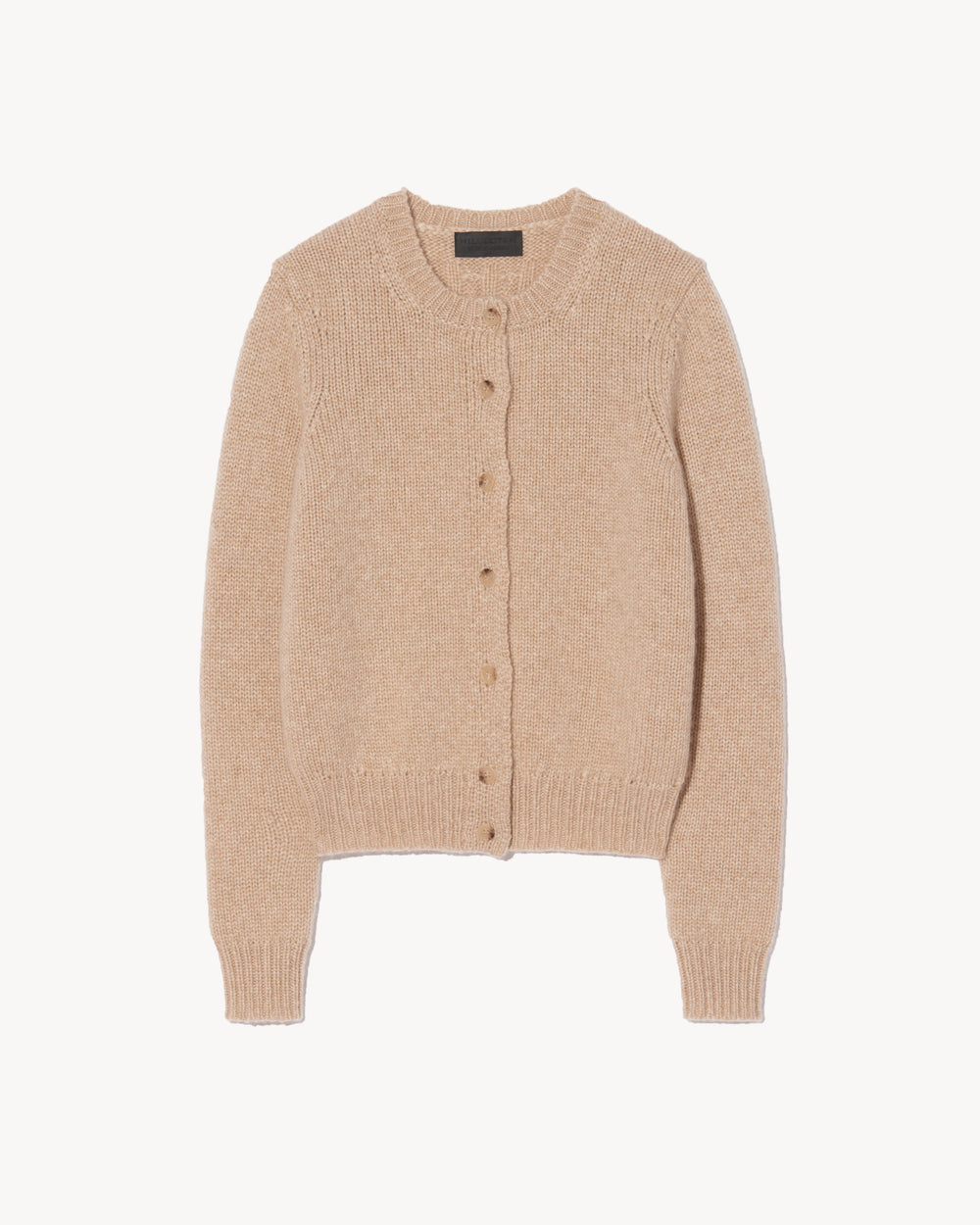 SASKIA CASHMERE CARDIGAN IN PARCHMENT