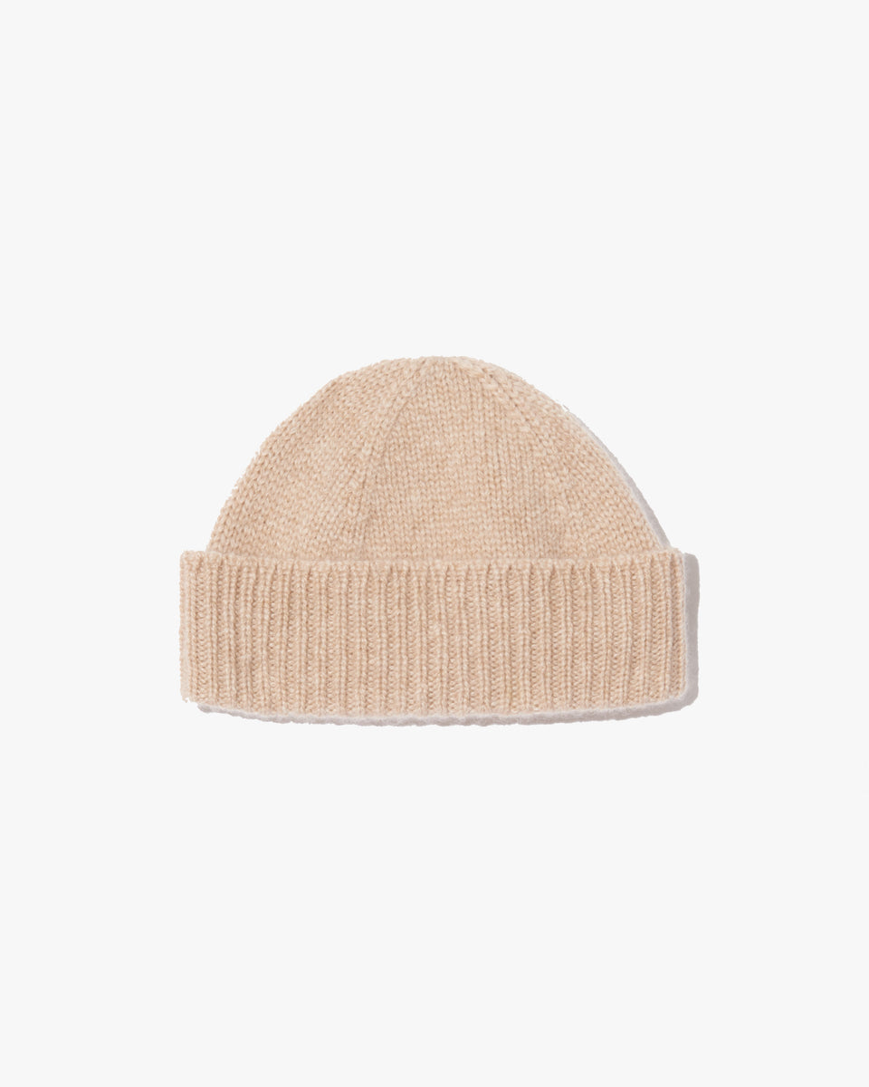 CAMARI CASHMERE HAT IN PARCHMENT