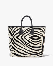 FREDDIE BAG IN IVORY/BLACK ZEBRA PRINT