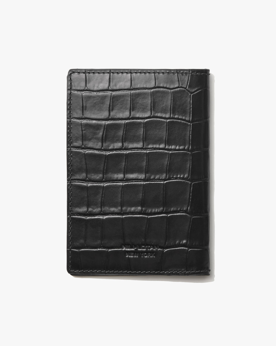PASSPORT COVER IN BLACK