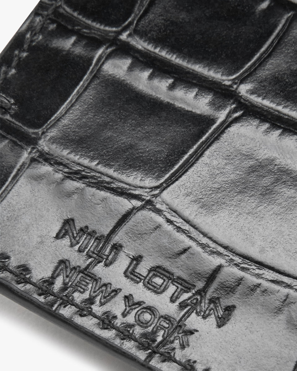 LUGGAGE TAG IN BLACK