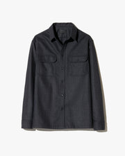 EVANDER SHIRT IN CHARCOAL