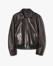HAMMOND LEATHER JACKET IN BLACK