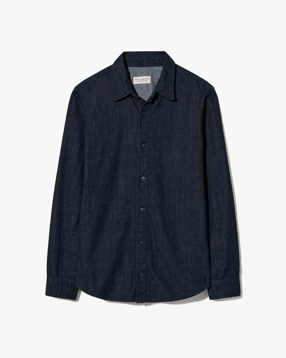 RAINIER DENIM SHIRT IN INDIGO RINSE