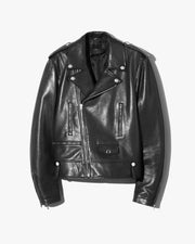 COMET LEATHER JACKET IN BLACK
