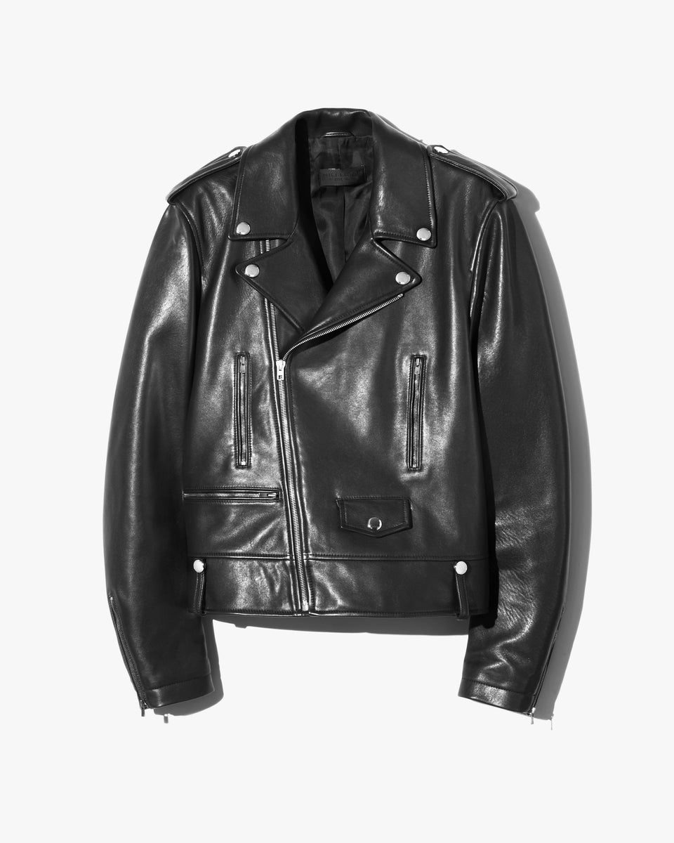 COMET LEATHER JACKET IN BLACK