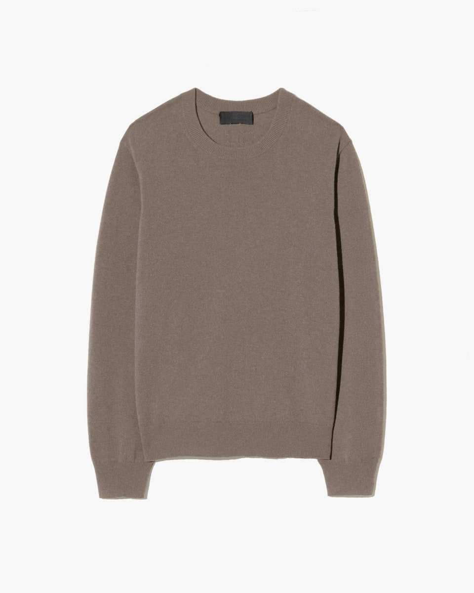 JULIUS CASHMERE SWEATER IN ARMY GREY