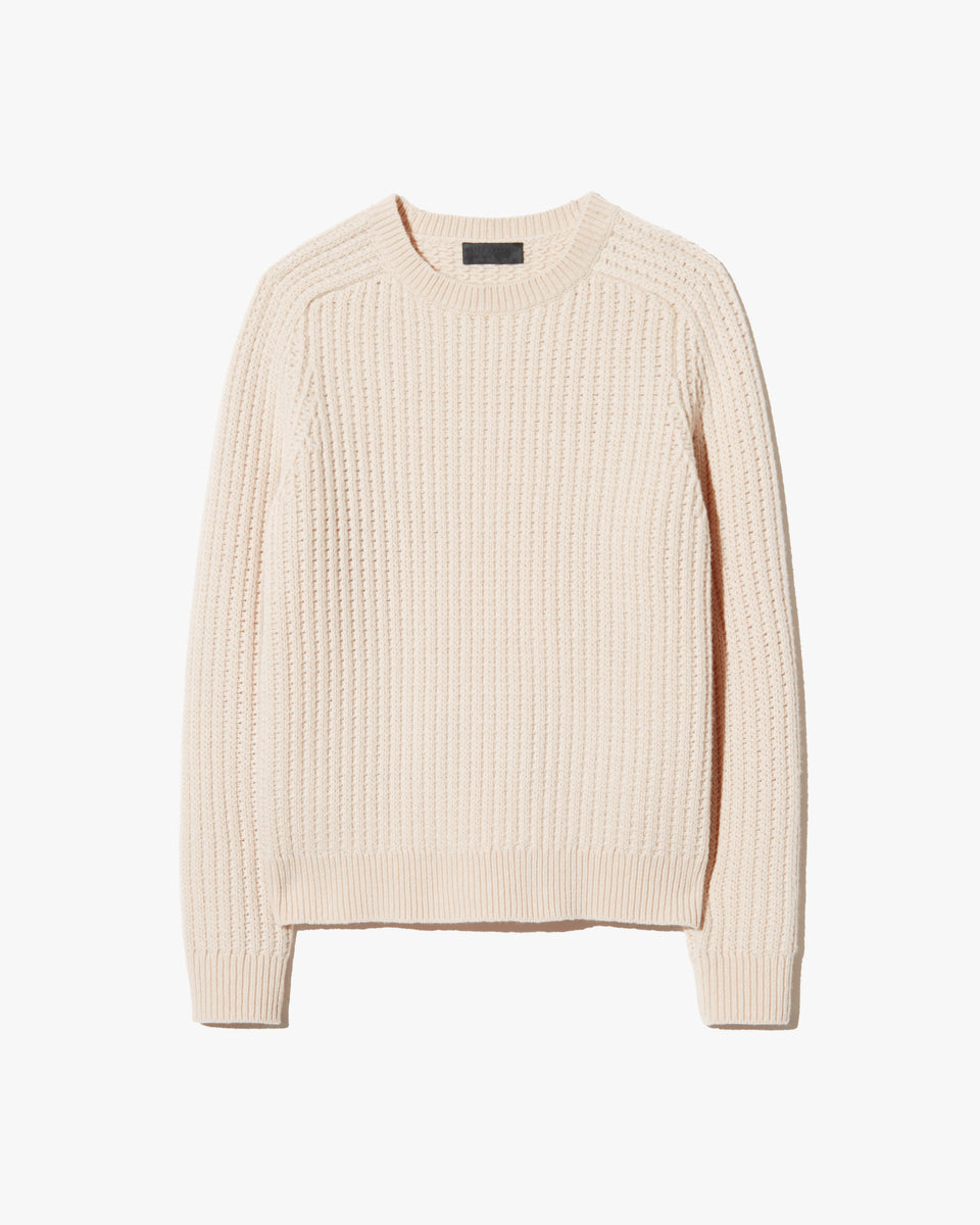 DEMITRY WOOL SWEATER IN IVORY