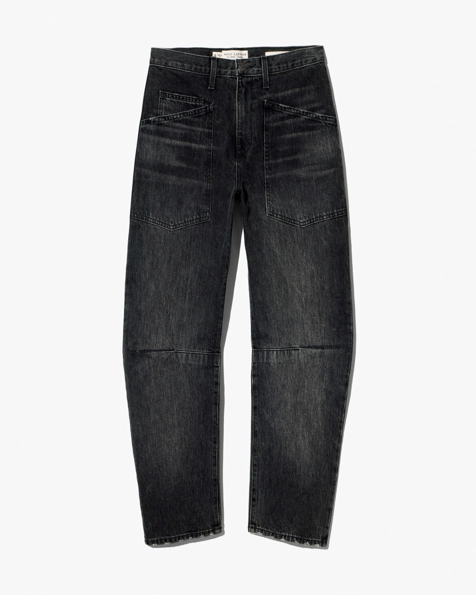 SHON JEAN IN STONE BLACK WASH