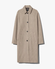 WATSON DUSTER COAT IN BEIGE CHECK