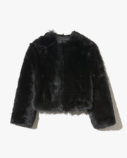 ELAN SHEARLING JACKET IN BLACK