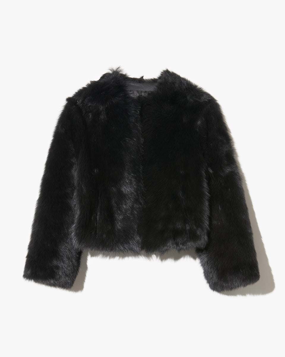ELAN SHEARLING JACKET IN BLACK