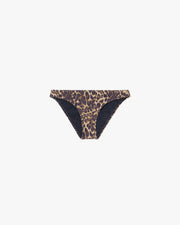BIKINI BOTTOM IN VINTAGE LEOPARD PRINT