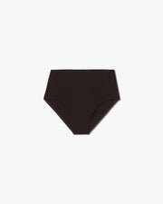 HIGH WAISTED BIKINI BOTTOM IN ESPRESSO