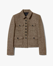 JAMISON JACKET IN ESPRESSO DONEGAL