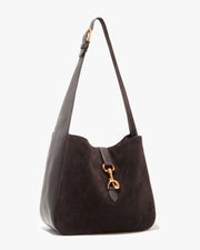 ANITA SUEDE BAG IN ESPRESSO