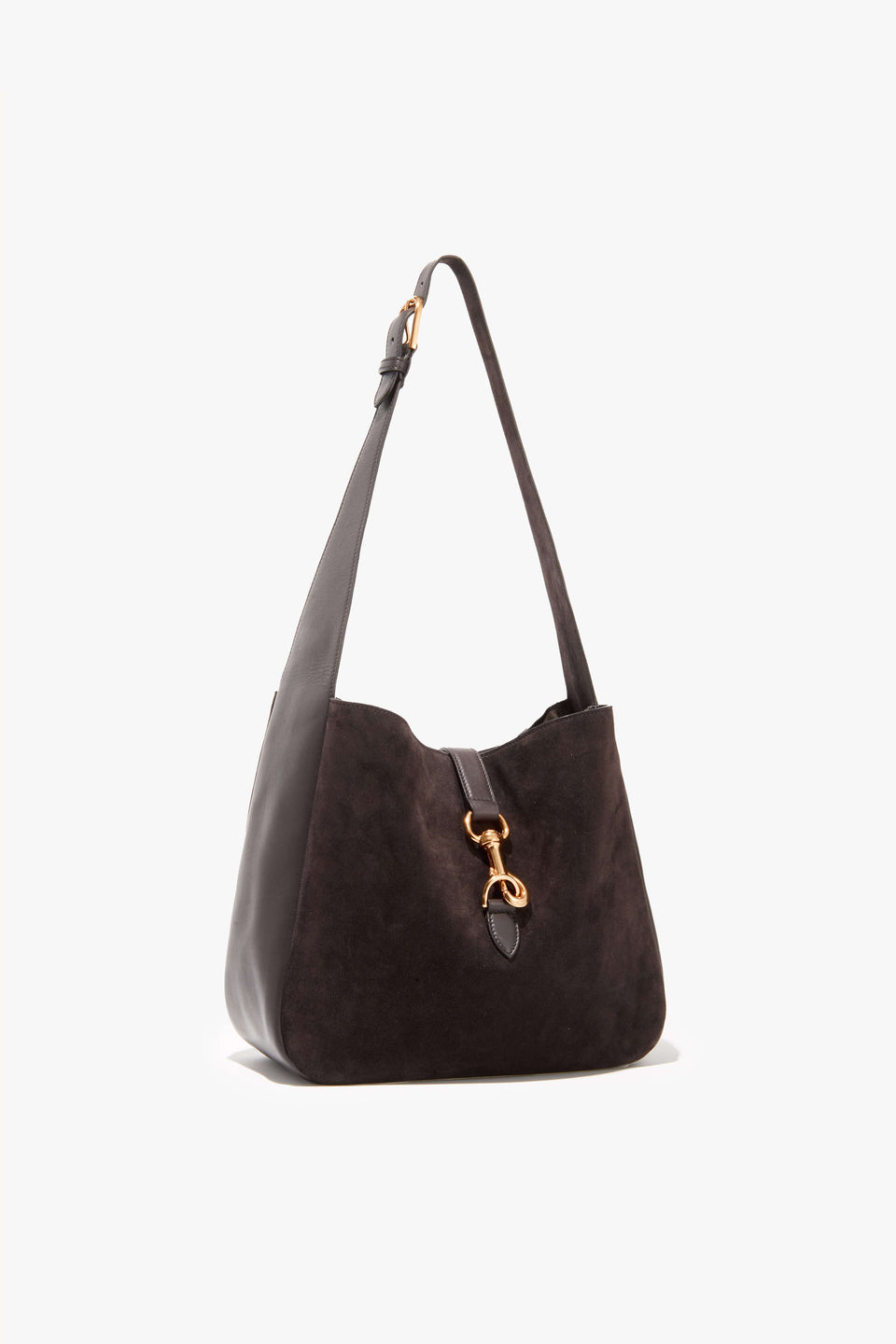 ANITA SUEDE BAG IN ESPRESSO