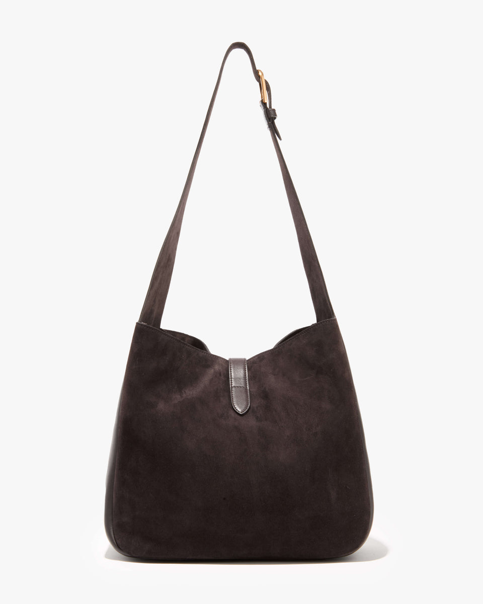 ANITA SUEDE BAG IN ESPRESSO