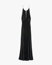 MAXIME VELVET DRESS IN BLACK