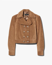 CASSIDY SUEDE JACKET IN MARTORA