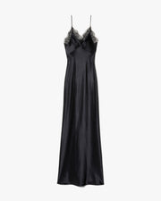 SYLAS SILK DRESS IN BLACK