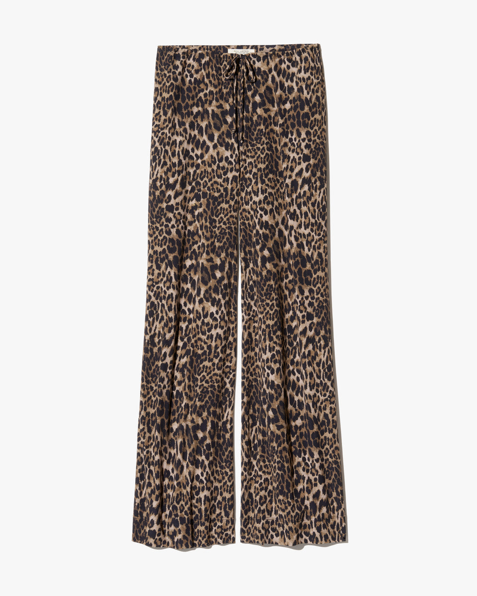 ADRIEL PANT IN VINTAGE LEOPARD PRINT