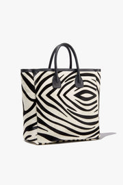 FREDDIE BAG IN IVORY/BLACK ZEBRA PRINT