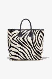 FREDDIE BAG IN IVORY/BLACK ZEBRA PRINT
