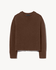 HAISLEY WOOL SWEATER IN COCOA