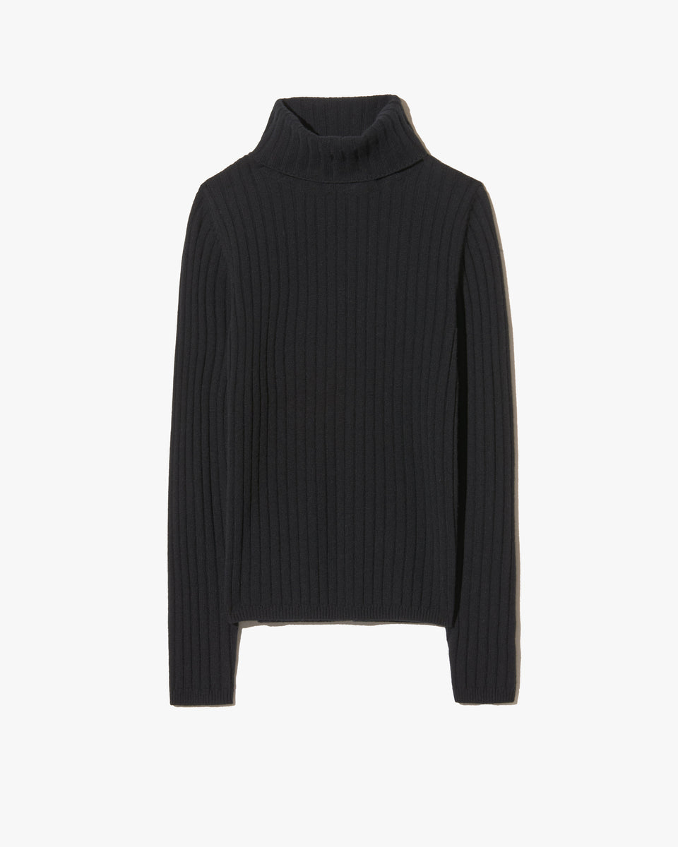 DESSIE CASHMERE SWEATER IN BLACK