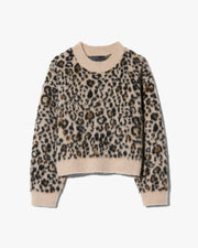ZAMIRA SWEATER IN JUTE LEOPARD
