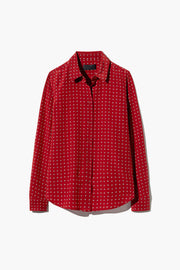 GAIA SILK SHIRT IN ASCOT DOT