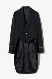 MATTHIEU WOOL JACKET IN BLACK W/ ANTIQUE GOLD EMBROIDERY