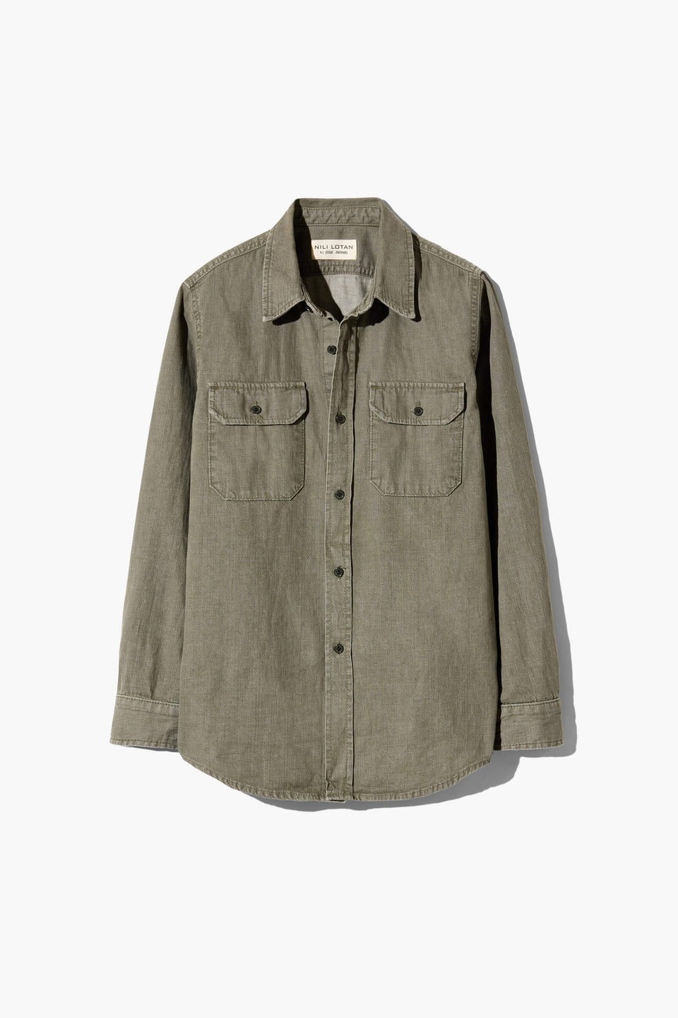 ESTELL DENIM SHIRT IN JUNIPER WASH