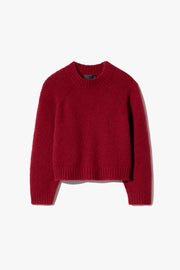 TOMASO SWEATER IN CRIMSON RED
