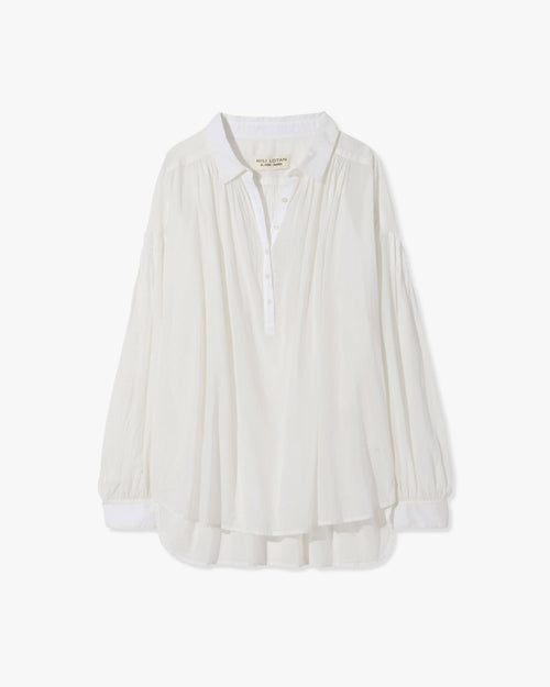 MILES BLOUSE IN IVORY