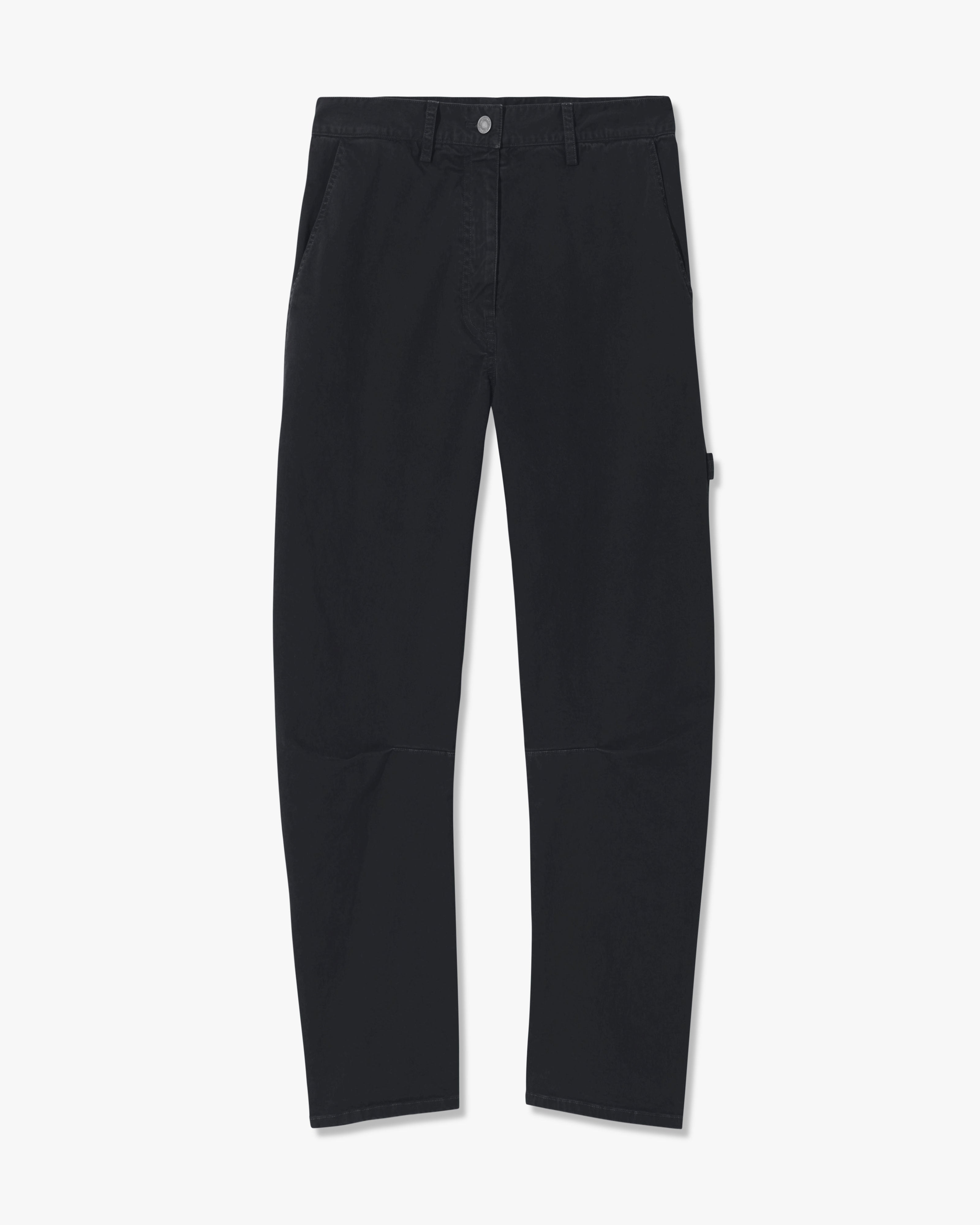 CARPENTER PANT | Men's Horn Button Closure And Utility Strap | Nili Lotan