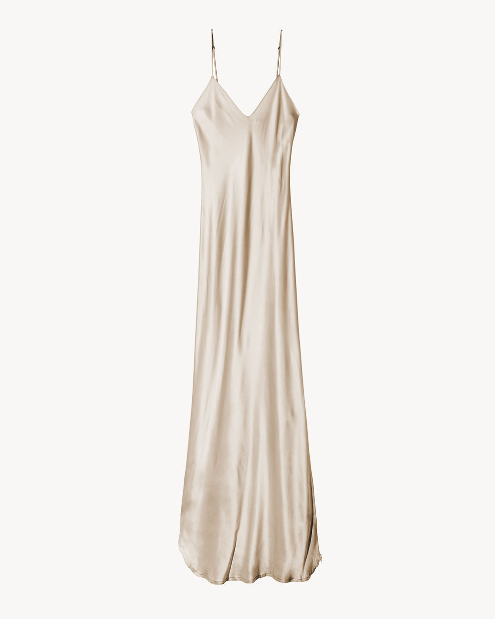CAMI SILK GOWN IN ROOSEVELT TAN