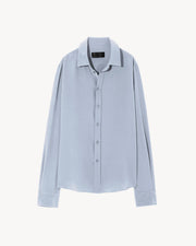 GAIA SILK SHIRT IN VINTAGE BLUE